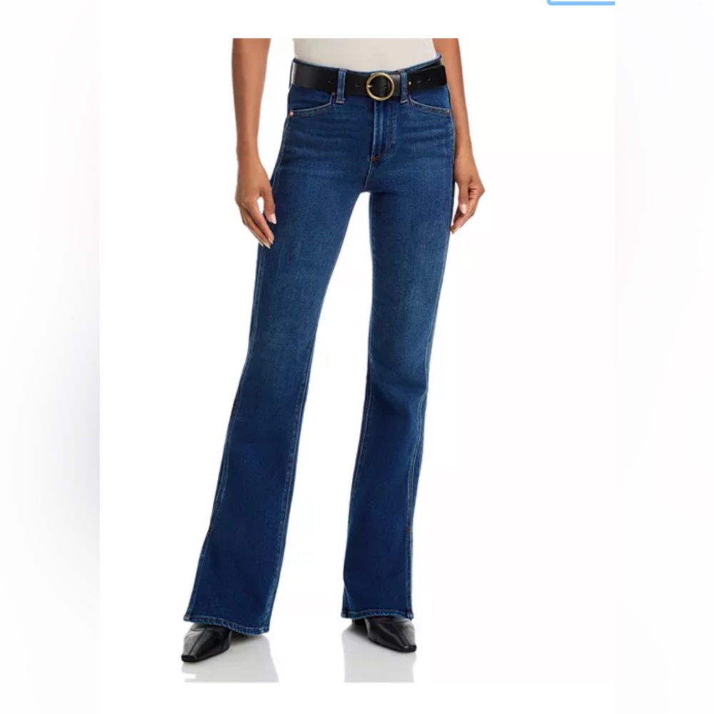 PAIGE High Rise Laurel Canyon forward panel bootcut jeans SZ 31